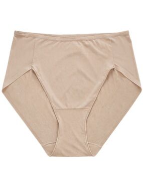 NWOT Soma Seamless No Show Brief Nude Beige — Size L